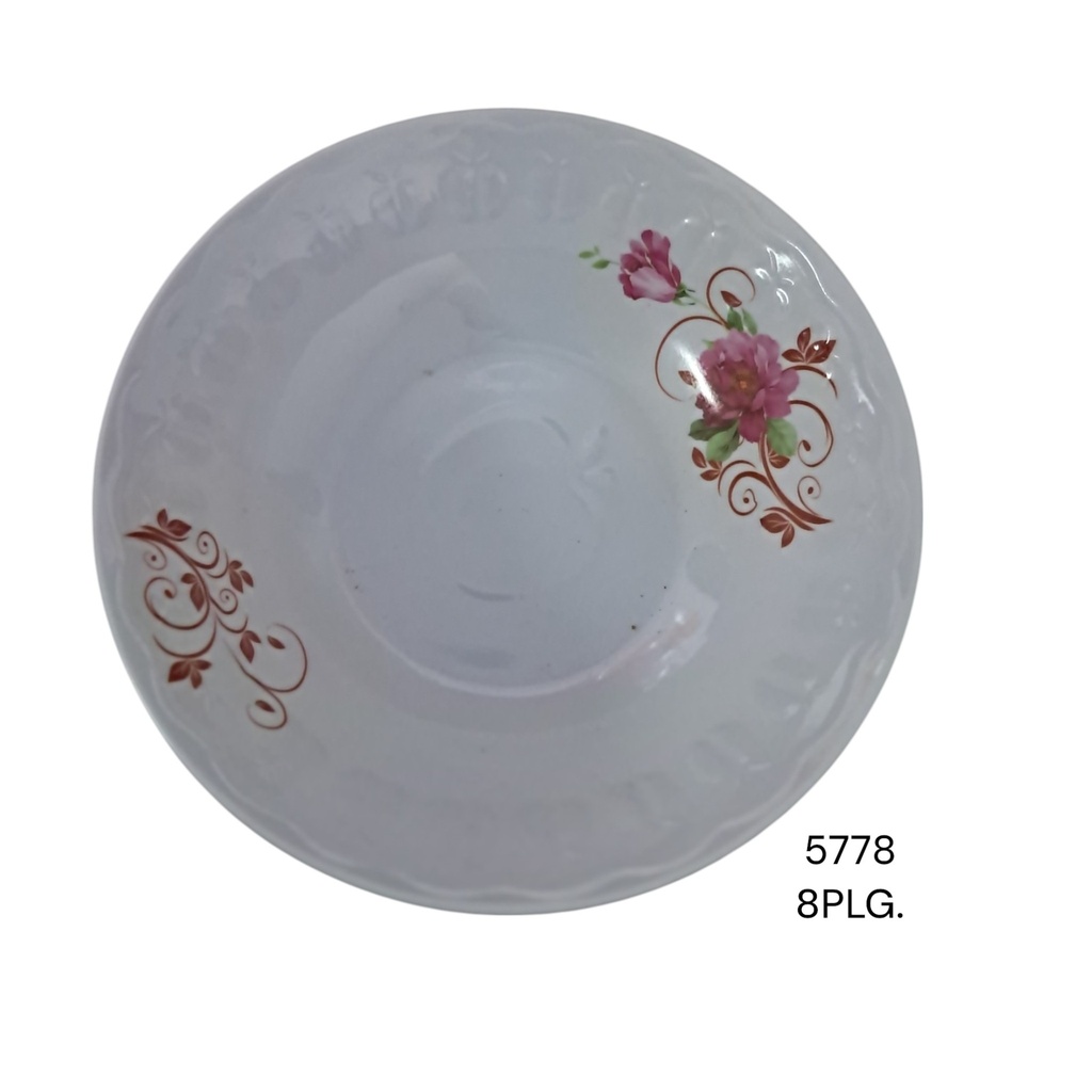 PLATO MM DECORADO DE 8PG CXB-240UD.