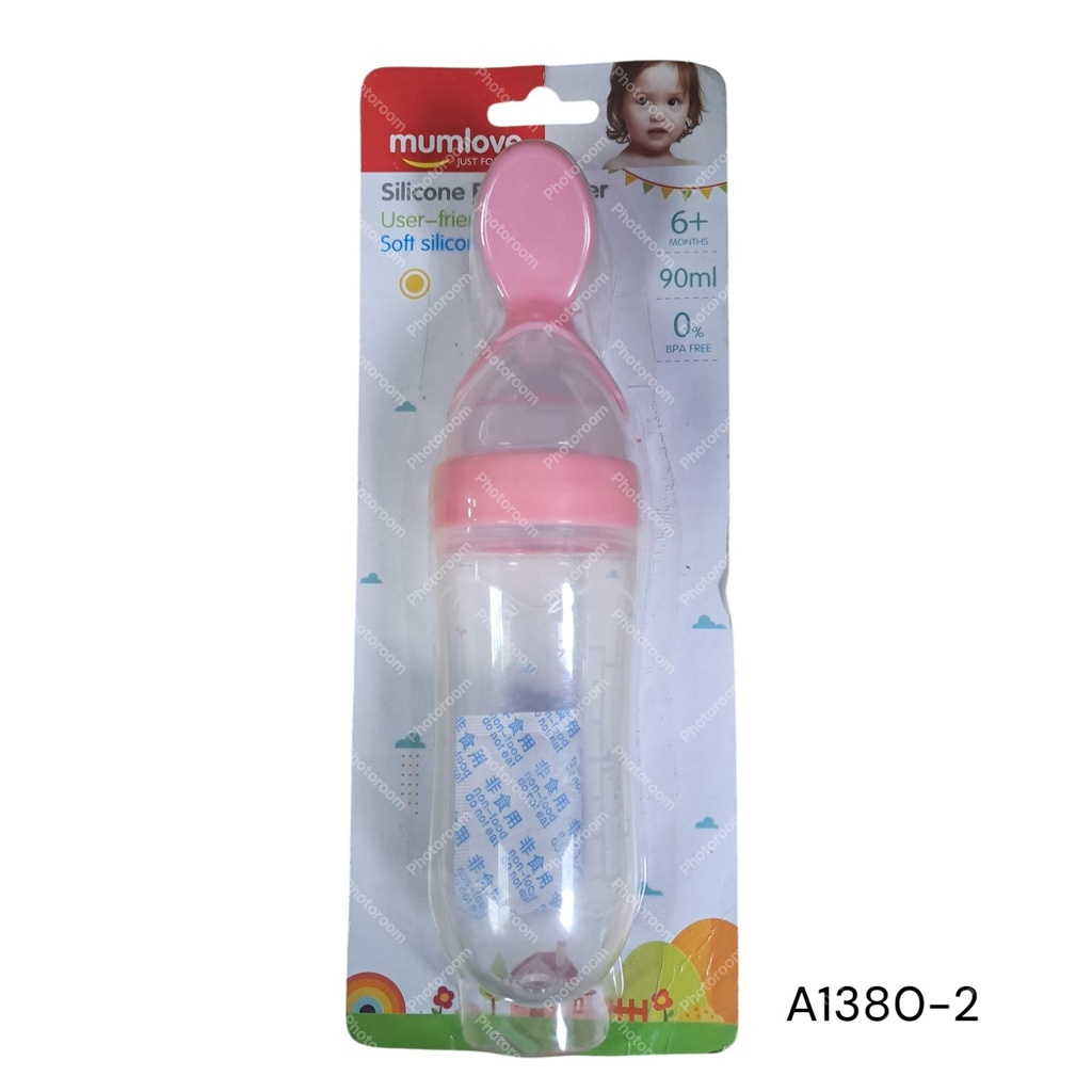ALIMENTADOR SILICONA PARA BEBE 90ML 6MES