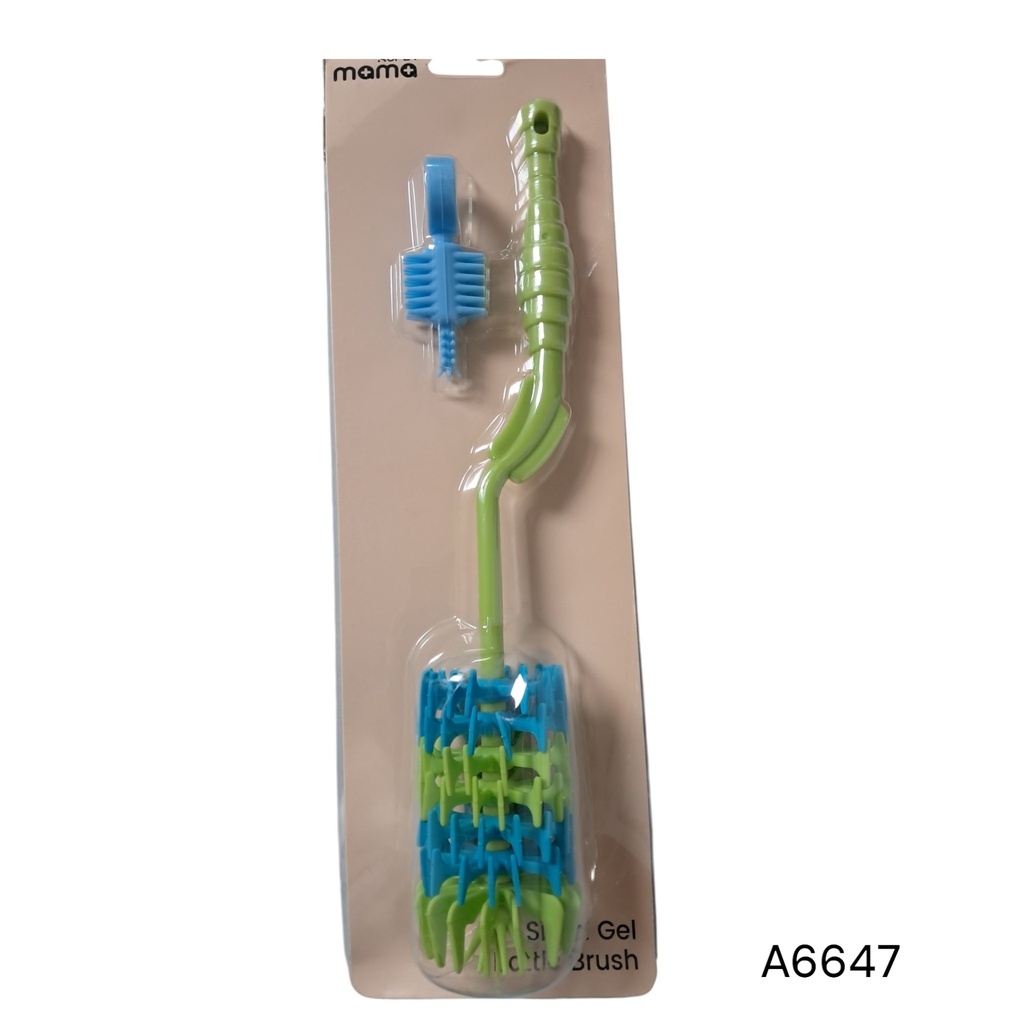 CEPILLO BEBE MAMADERA SILICON 2PZ