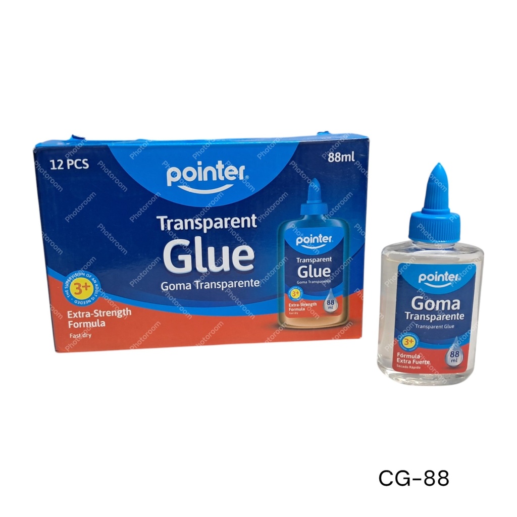 GOMA TRANSPARENTE 88ML CXC-12 UD.  CXB-144