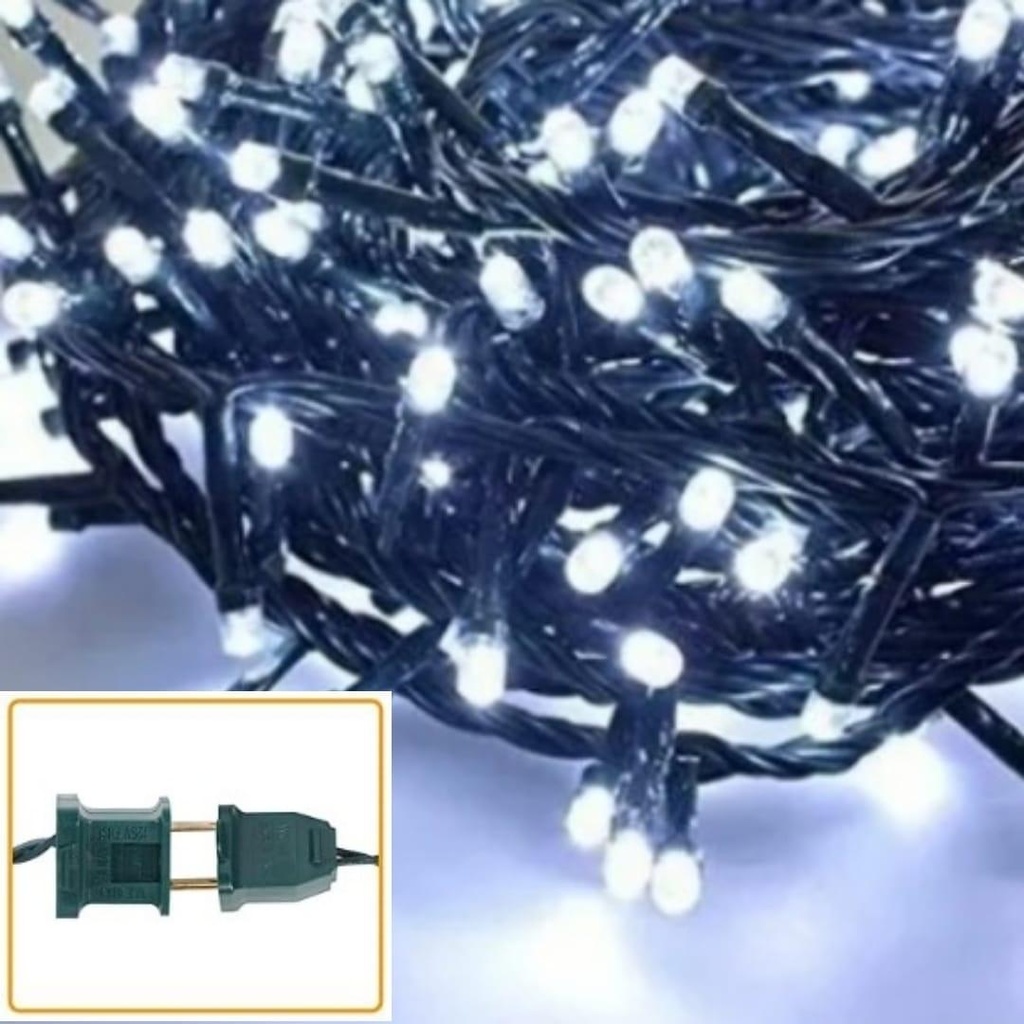 NAVIDAD LUZ 7M/100L BLANCO CXB100