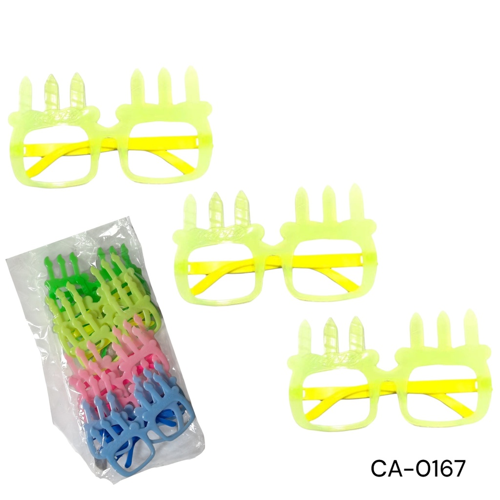 LENTE FIESTA CUMPLEAÑOS FLUORECENTE