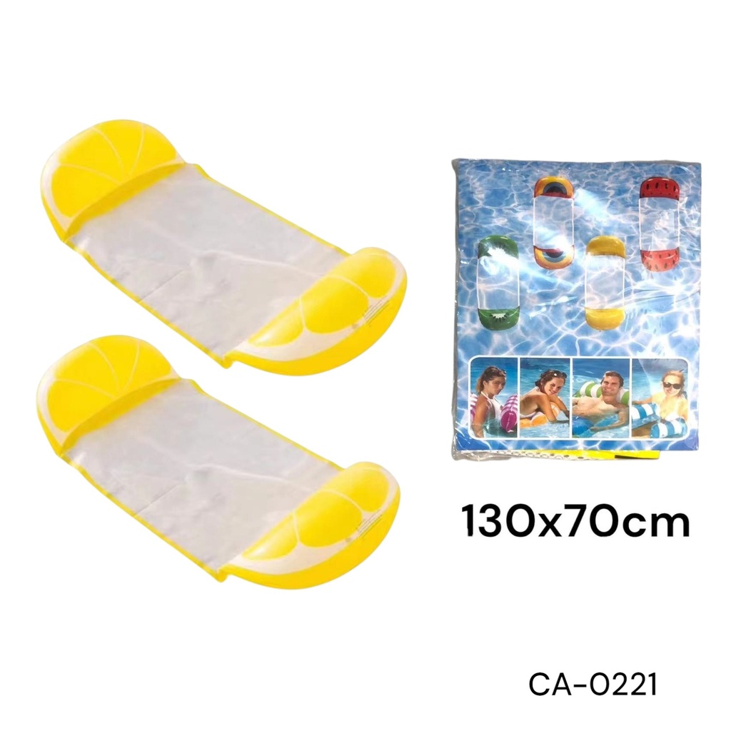 FLOTADOR C/MALLA 130X70CM