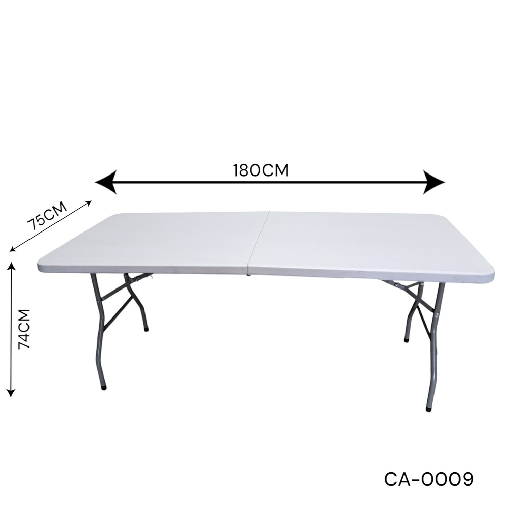 MESAS PLASTICAS 180X75X74CM
