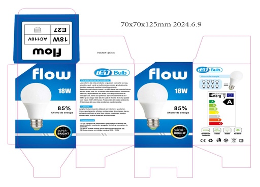 [CA-0121] BOMBILLO AHORRATIVO E27/110V/ 18W