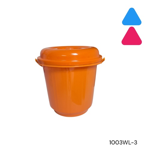 [1003WL-3LTR] CUBETA MULTIUSO CON TAPA 3 LITROS