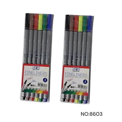 [NO:8603] MARCADORES PUNTA FINA 6 UND