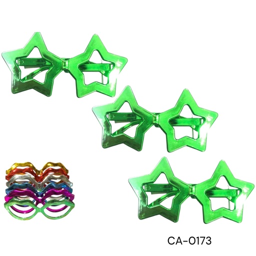 [CA-0173] LENTE FIESTA ESTRELLA METALICO